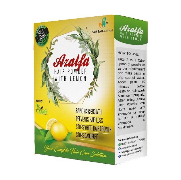 Azalfa Hair Powder Plus Lemon / ازلفہ ہیئر پاؤڈر پلس لیمن